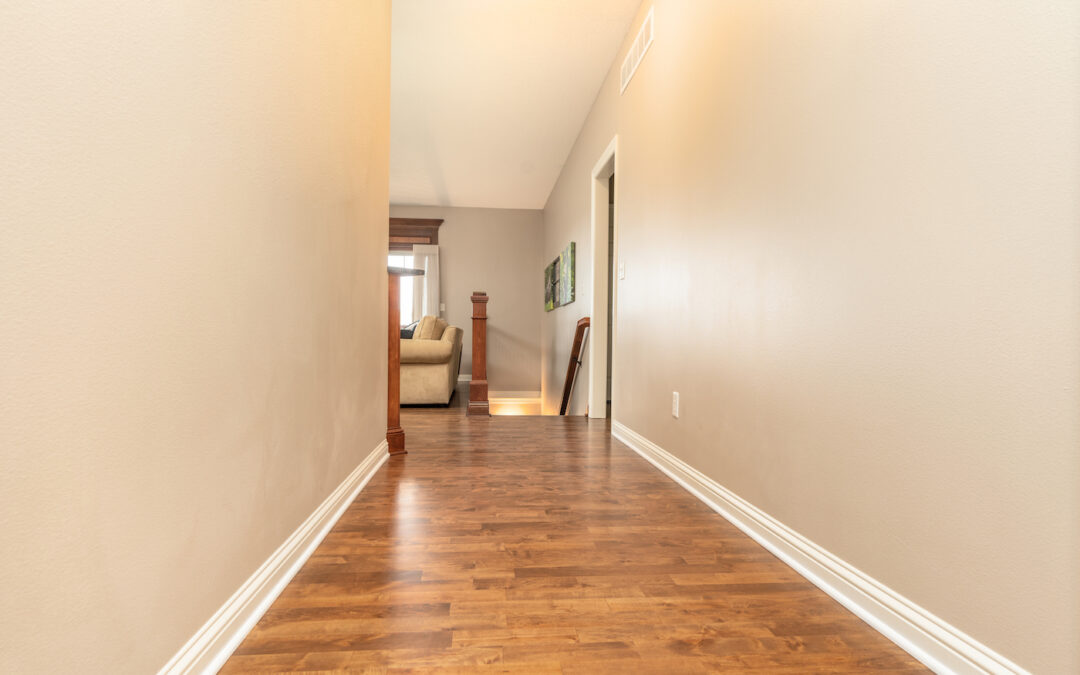 hallway with hardwood floors